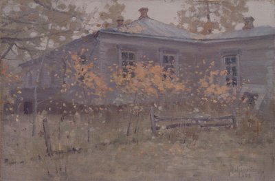 Wiejski dom jesienią 1902 autorstwa Jakov Jakovlevich Kalinichenko