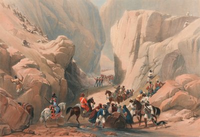 Otwarcie do wąskiej przełęczy nad Siri Bolan autorstwa James (after) Atkinson