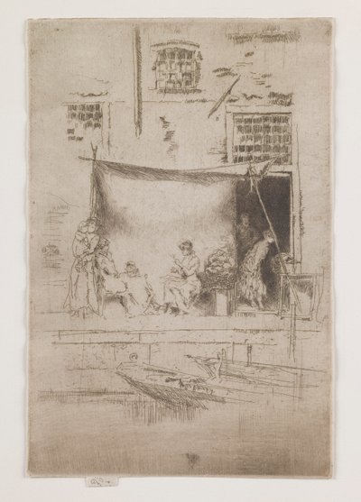 Stragan z owocami autorstwa James Abbott McNeill Whistler