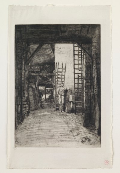 W. Jones, Limeburner, Thames Street autorstwa James Abbott McNeill Whistler