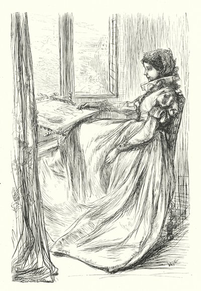 Kochankowie Lady Mabel (grawerunek) autorstwa James Abbott McNeill (after) Whistler