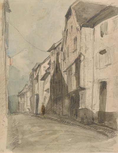 Ulica w Saverne, 1858. autorstwa James Abbott McNeill Whistler