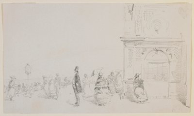 Grupa postaci na esplanadzie, 1857. autorstwa James Abbott McNeill Whistler