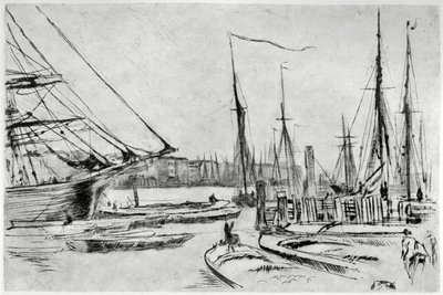 Szkic z Billingsgate, XIX w. 1904. autorstwa James Abbott McNeill Whistler