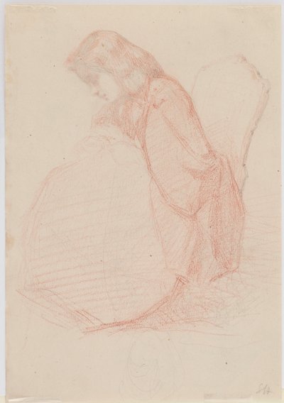 Dwustronny rysunek Fumette i tańczących klaunów, 1855-1859. autorstwa James Abbott McNeill Whistler