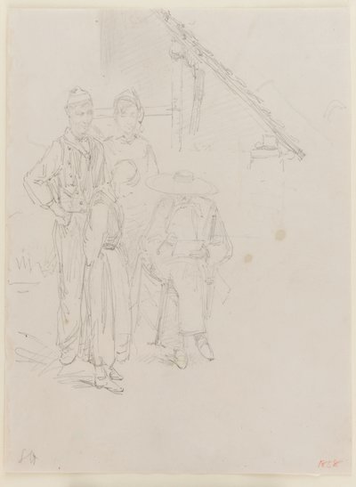 Artysta szkicowania, 1858. autorstwa James Abbott McNeill Whistler