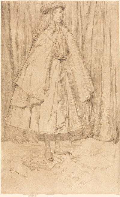 Annie Haden, 1860. autorstwa James Abbott McNeill Whistler