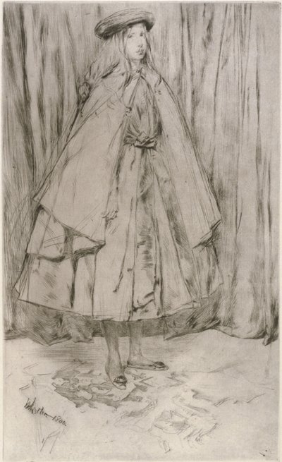 Annie Haden, 1860 r autorstwa James Abbott McNeill Whistler