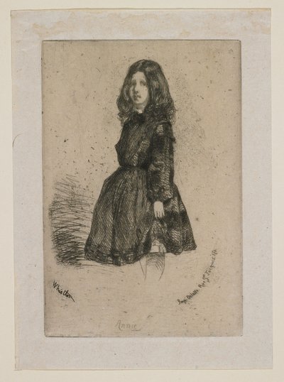 Annie z Dwunastu akwafort z natury autorstwa James Abbott McNeill Whistler