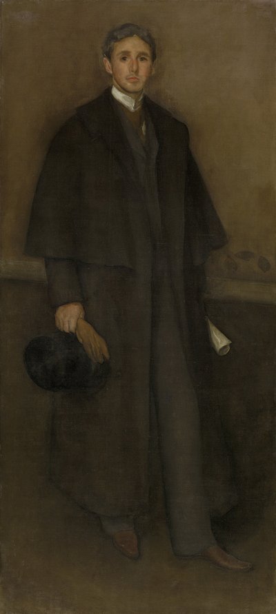 Aranżacja w kolorze ciała i brązie: Portret Arthura Jerome