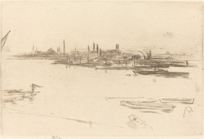 Battersea: Świt, 1875. autorstwa James Abbott McNeill Whistler
