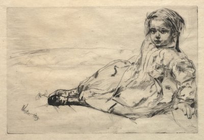 Bibi Valentin, 1859. autorstwa James Abbott McNeill Whistler