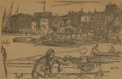 Nabrzeże Czarnego Lwa autorstwa James Abbott McNeill Whistler