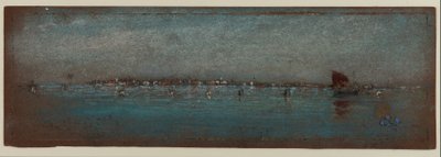 Blue and Silver - Wyspy, Wenecja, 1879-80 (pastel na brązowym papierze) autorstwa James Abbott McNeill Whistler