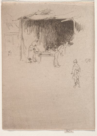 Stoisko na targach. autorstwa James Abbott McNeill Whistler