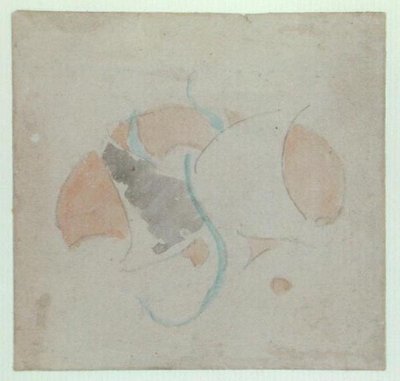 Motyw motyla (ołówek i akwarela na papierze) autorstwa James Abbott McNeill Whistler