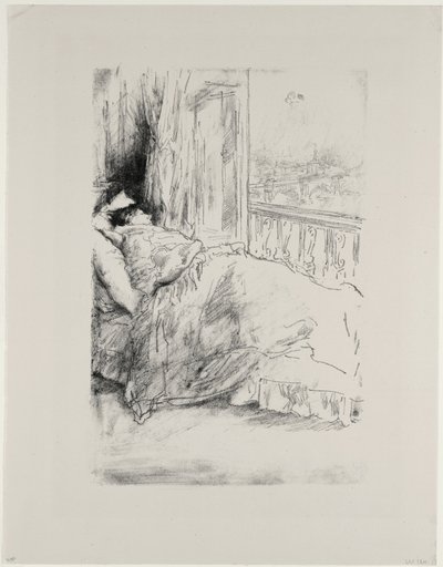 Przy balkonie, 1896 autorstwa James Abbott McNeill Whistler