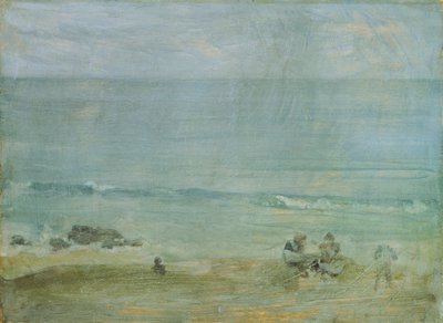 By the Shore, St. Ives (olej na pokładzie) autorstwa James Abbott McNeill Whistler