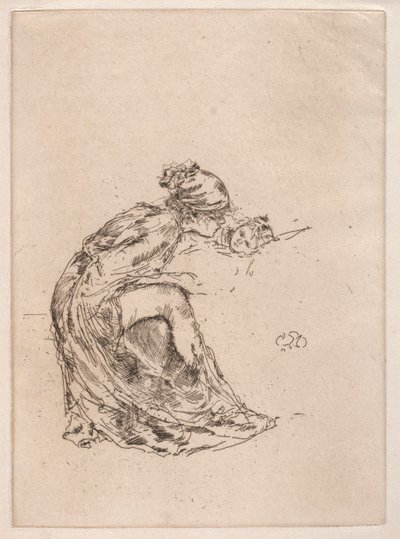 Kamea, nr 1 Matka i dziecko, ok. 1930 1890-1893. autorstwa James Abbott McNeill Whistler