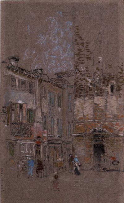 Campanile Santa Margherita, 1879-80 autorstwa James Abbott McNeill Whistler
