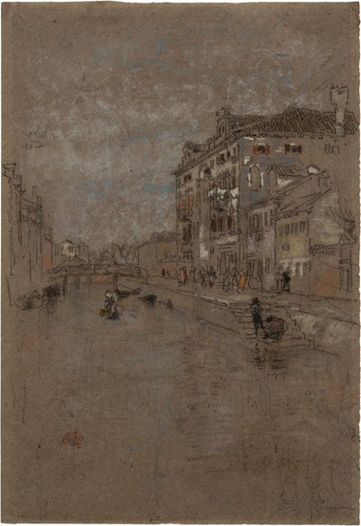 Kanał w Wenecji (magazyn tytoniu) autorstwa James Abbott McNeill Whistler