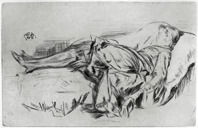 Dziecko na kanapie, XIX w. 1904. autorstwa James Abbott McNeill Whistler