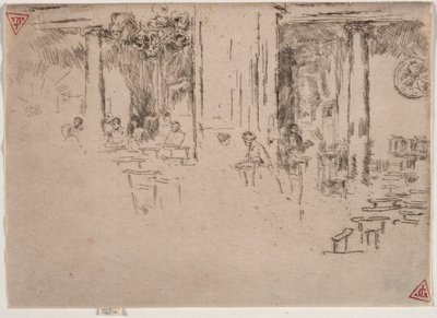 Kościół w Brukseli. autorstwa James Abbott McNeill Whistler