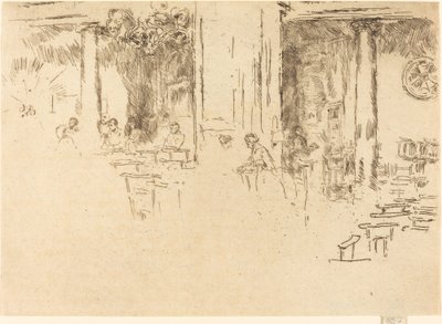 Kościół, Bruksela, 1887. autorstwa James Abbott McNeill Whistler