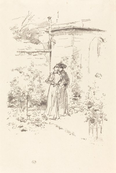 Zaufania w ogrodzie, 1894. autorstwa James Abbott McNeill Whistler
