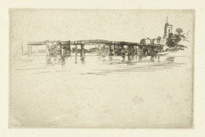 Most Little Putney Mały Putney autorstwa James Abbott McNeill Whistler