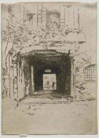 Drzwi i winorośl, 1886. autorstwa James Abbott McNeill Whistler