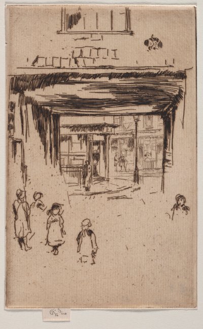 Drury Lane. autorstwa James Abbott McNeill Whistler