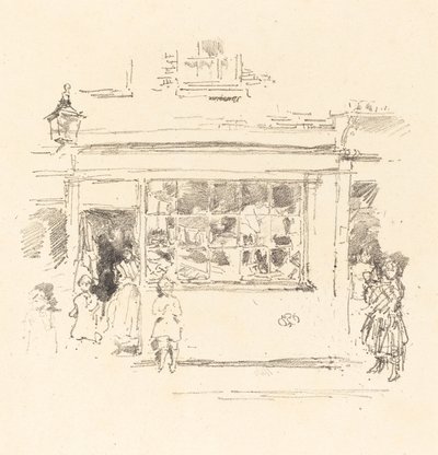 Szmaty Drury Lane, 1888. autorstwa James Abbott McNeill Whistler