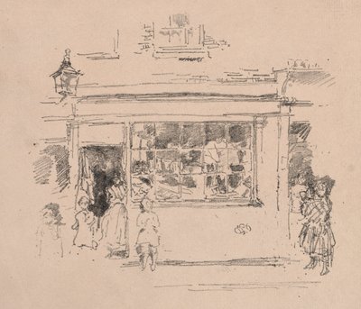 Szmaty Drury Lane, 1888. autorstwa James Abbott McNeill Whistler