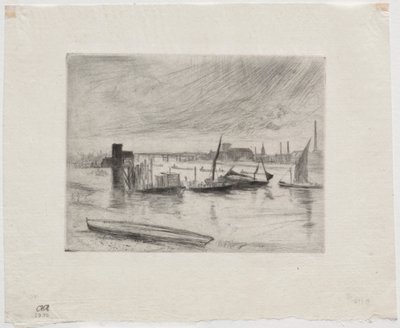 Wcześnie rano, Battersea. autorstwa James Abbott McNeill Whistler