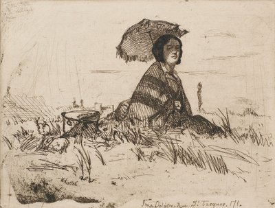 W pełnym słońcu, 1858. autorstwa James Abbott McNeill Whistler