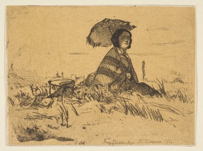 W pełnym słońcu, 1858. autorstwa James Abbott McNeill Whistler