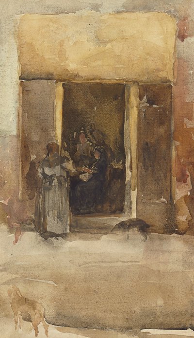 Postacie w drzwiach, ok. 1897-99 autorstwa James Abbott McNeill Whistler