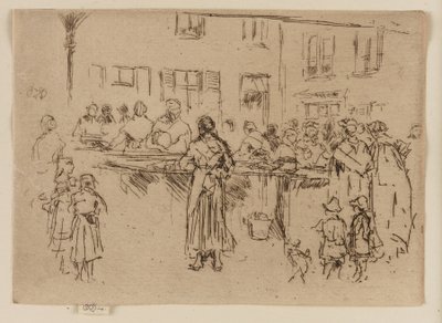 Kobiety-ryby, Ostenda, 1887. autorstwa James Abbott McNeill Whistler