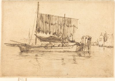 Łódź rybacka, 1880. autorstwa James Abbott McNeill Whistler