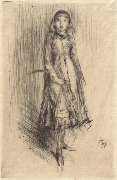 Florencja Leyland, ok. 1873. autorstwa James Abbott McNeill Whistler