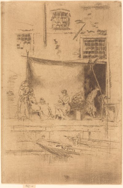 Stragan z owocami, 1880. autorstwa James Abbott McNeill Whistler