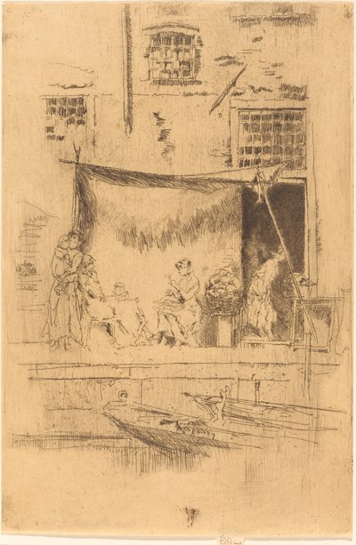 Stragan z owocami, 1880. autorstwa James Abbott McNeill Whistler