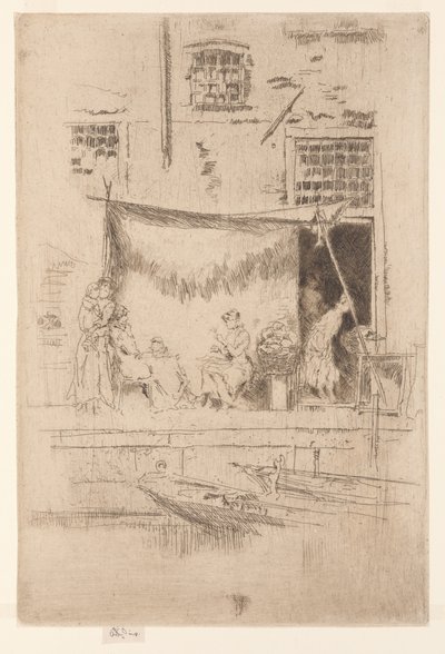 Stragan z owocami autorstwa James Abbott McNeill Whistler