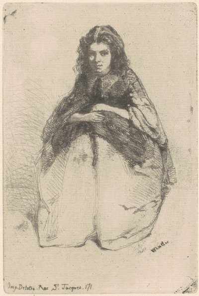Komiksy, 1858. autorstwa James Abbott McNeill Whistler