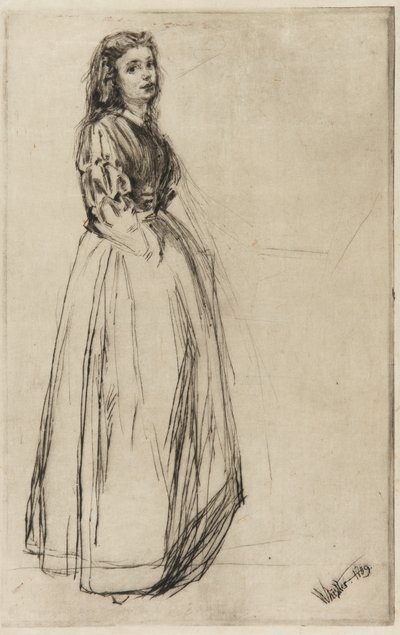 Fumette, Stojący, 1859. autorstwa James Abbott McNeill Whistler