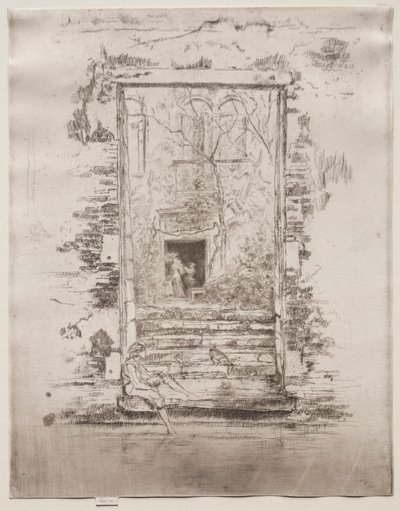 Ogród, 1886. autorstwa James Abbott McNeill Whistler