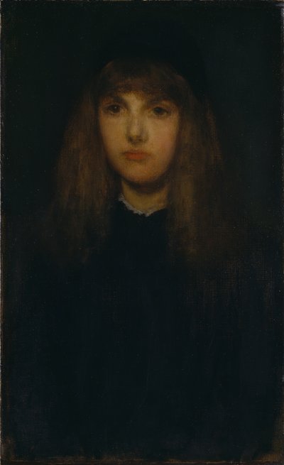 Dziewczyna w czerni (Nadąsany Tom) autorstwa James Abbott McNeill Whistler