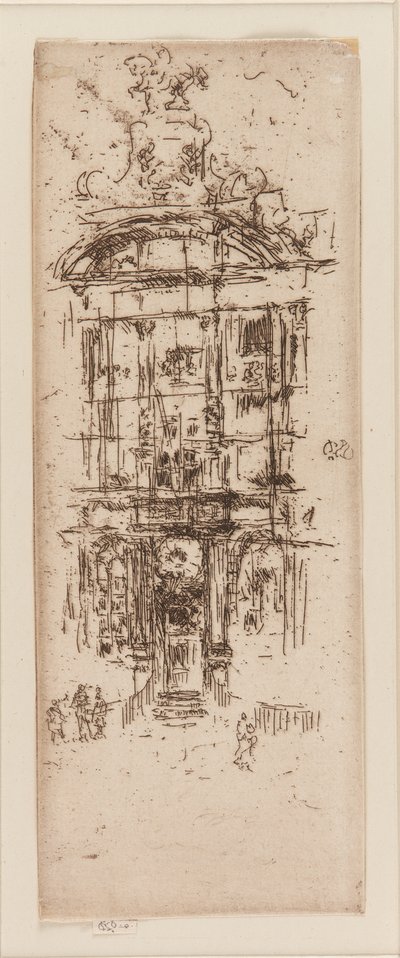 Złoty Dom, Bruksela, 1887. autorstwa James Abbott McNeill Whistler