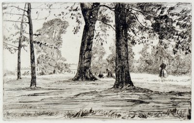 Park Greenwich autorstwa James Abbott McNeill Whistler